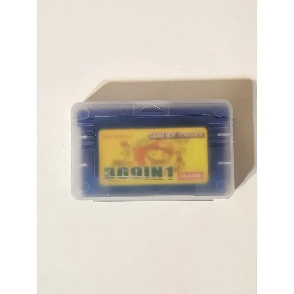 Nintendo Gameboy Advance GBA 369 In 1 Video Game Multi Cartridge W/Case NEW